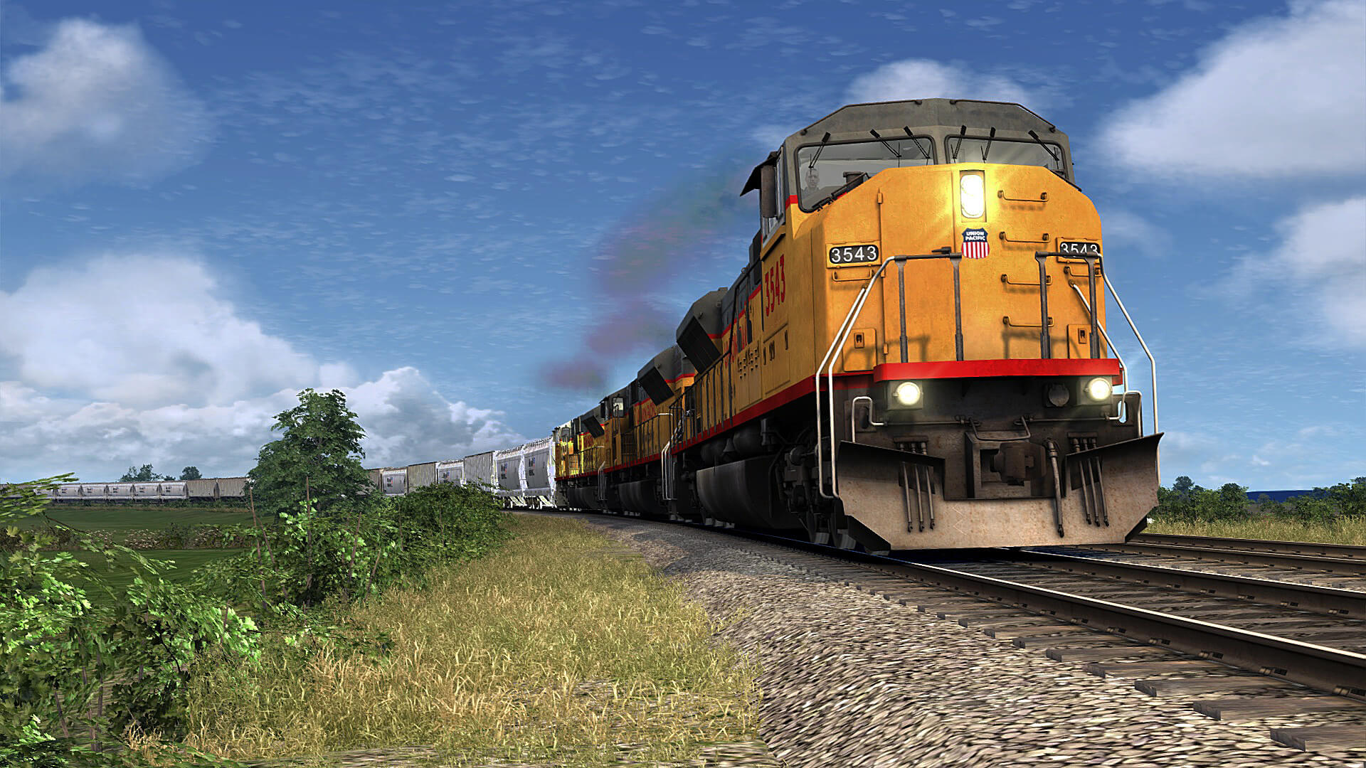 《模拟列车》美国经典重型货运机车sd9043mac内燃机车